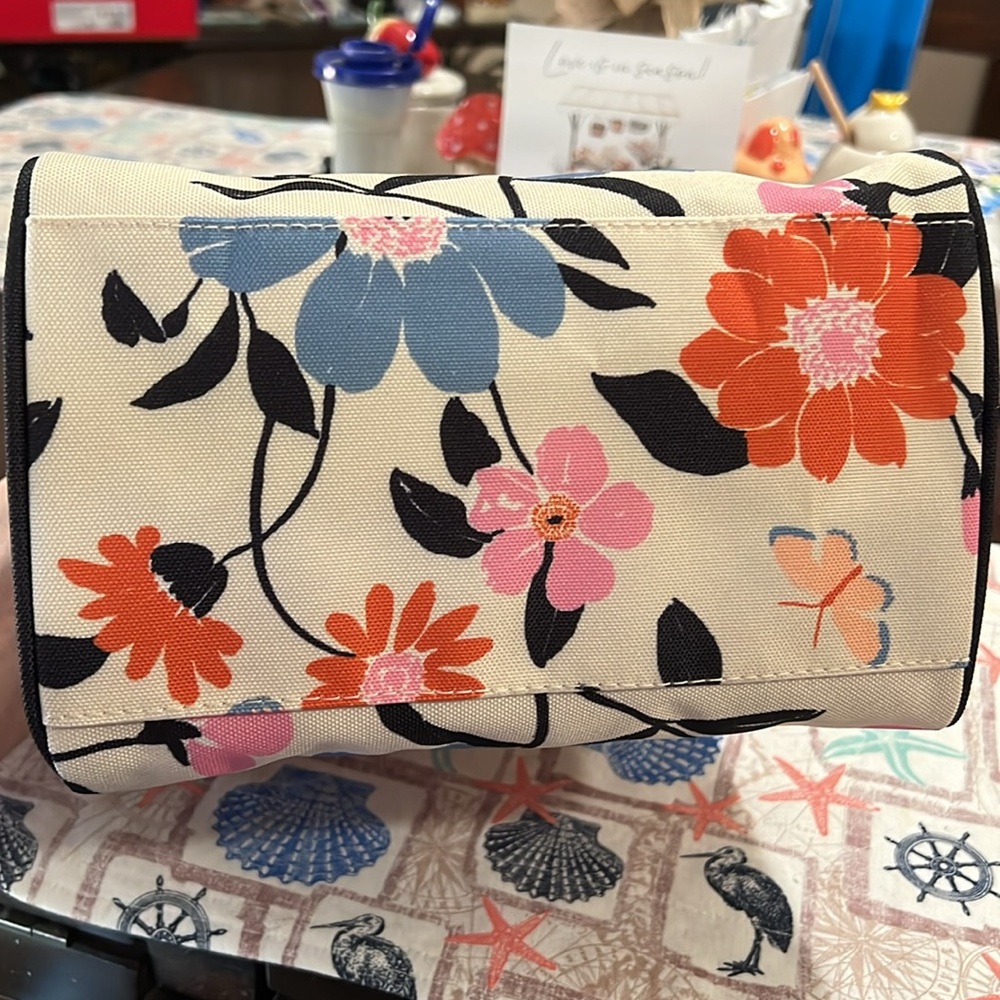 NEW Kate Spade Floral Tote - Black, Orange, Blue, Pink - Picture 5 of 6